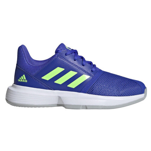 [BRM2039330] 아디다스 코트잼 XJ 주니어 테니스화 키즈 Youth H68132 (Blue/Neon Green)  adidas CourtJam Junior Tennis Shoe