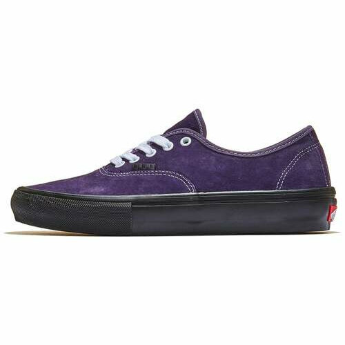 [BRM2171719] 반스 스케이트 어센틱 슈즈  맨즈 (Pig Suede Dark Purple/Black)  Vans Skate Authentic Shoes