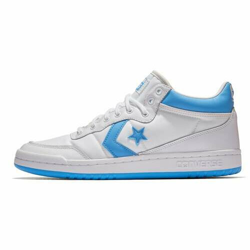 [BRM2174689] 컨버스 Fastbreak 프로 미드 슈즈  맨즈 (White/Lt Blue/White)  Converse Pro Mid Shoes