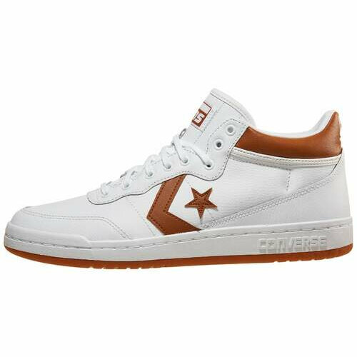 [BRM2180716] 컨버스 Fastbreak 프로 레더/가죽 슈즈  맨즈 (White/Warm Tan/Blk)  Converse Pro Leather Shoes