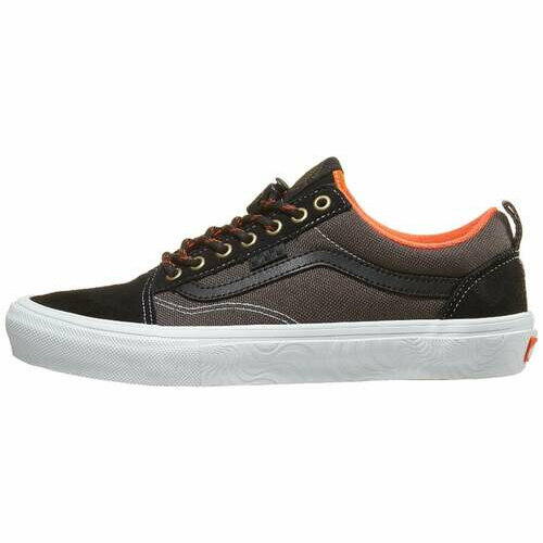 [BRM2181935] 반스 x 스핏파이어 스케이트 올드스쿨 슈즈  맨즈 (Black/Flame)  Vans Spitfire Skate Old Skool Shoes