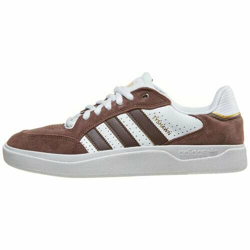 [BRM2182850] 아디다스 Tyshawn 로우 슈즈  맨즈 (Brown/White/Gold)  Adidas Low Shoes
