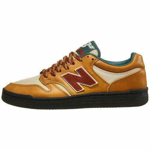 [BRM2184601] 뉴발란스 뉴메릭 480 슈즈  맨즈 (Tan/Green)  New Balance Numeric Shoes