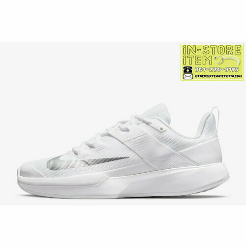 [BRM2073121] 나이키 베이퍼 라이트 White/Silver 슈즈 우먼스 DC3431-133 테니스화 Nike Vapor Lite Shoe