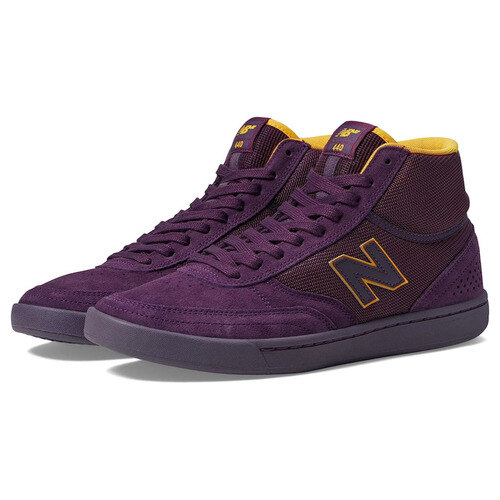 뉴발란스 뉴메릭 440 하이 슈즈 맨즈  (Purple with Yellow)  New Balance Numeric High Shoe