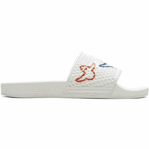 [BRM2145391] 아디다스 Shmoofoil 슬리퍼 슈즈 맨즈  (White/Bright Red/Pulse Mint)  Adidas Slide Shoes