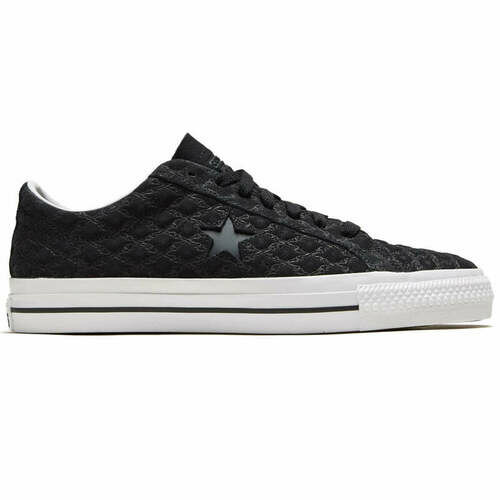 [BRM2150528] 컨버스 원 스타 프로 슈즈 맨즈  (Black/Black/White)  Converse One Star Pro Shoes