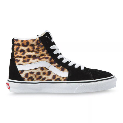 [BRM1987002] 반스 Sk8-하이 레오파드 슈즈  맨즈 VN0A4U3CI6 ((Leopard) Black / True White)  Vans Sk8-Hi Leopard Shoes