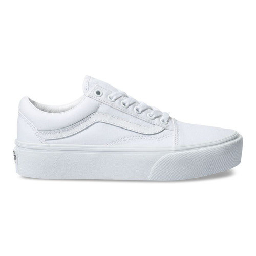 [BRM1988367] 반스 플랫폼 올드스쿨 트루 화이트 슈즈  맨즈 VN0A3B3UW00 (True White)  Vans Platform Old Skool True White Shoes