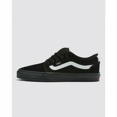 [BRM2180266] 반스 슈즈 스케이트 츄카 로우 Side스트라이프 맨즈  (Black/Black/White)  Vans Shoes Skate Chukka Low Sidestripe