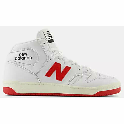 [BRM2179269] 뉴발란스 뉴메릭 480 하이 슈즈 맨즈 (White Red)  New Balance Numeric High Shoes