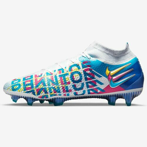 [BRM2015738] 나이키 팬텀 GT 엘리트 DF 3D FG - White-Blue-Pink 맨즈  축구화  Nike Phantom Elite