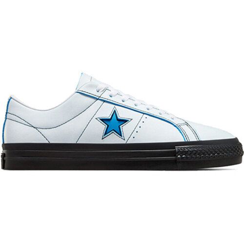 [BRM2170330] 컨버스 Eddie Cernicky 원 스타 프로 슈즈 맨즈  (White/ Black/ Kinetic Blue)  Converse One Star Pro Shoes