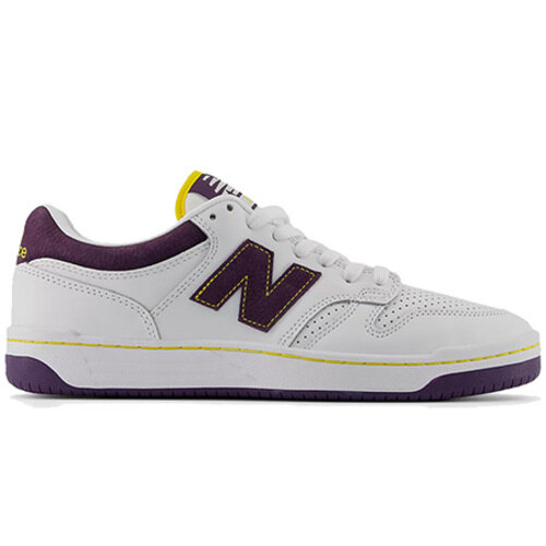 [BRM2186024] 뉴발란스 뉴메릭 480 슈즈 맨즈  (White/ Purple)  New Balance Numeric Shoes