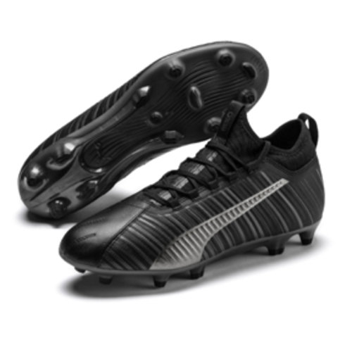 [BRM1898252] 퓨마  원 5.3 FG/AG 축구화 맨즈 105604-02 (Black/Silver)  Puma ONE Soccer Shoes