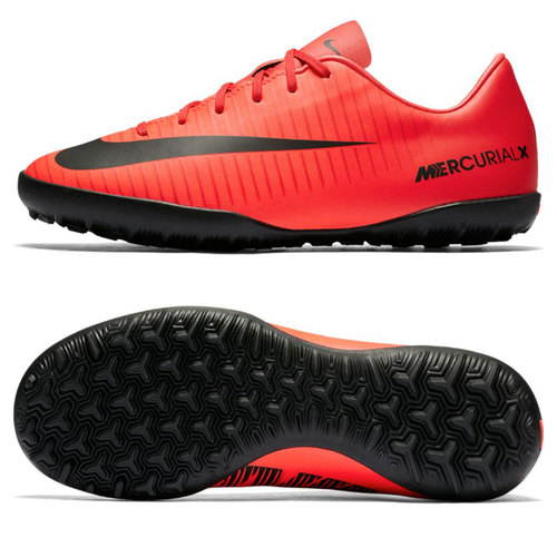 [BRM1903290] 나이키 Youth 머큐리얼 빅토리  VI 터프 축구화 키즈 831949-616 (Crimson/Black)  Nike Mercurial Victory Turf Soccer Shoes