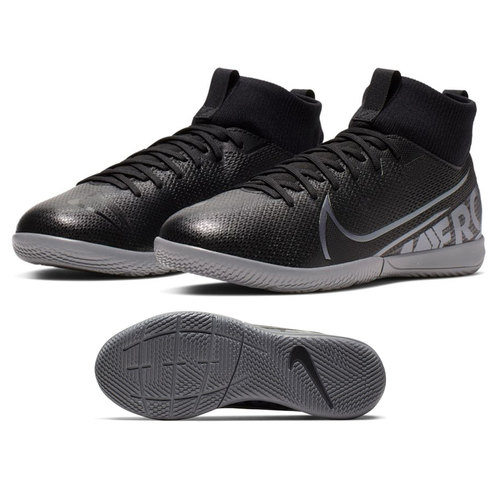 [BRM1904118] 나이키 Youth  슈퍼플라이 7 아카데미 터프 축구화 키즈 AT8143-001 (Black/Cool Grey)  Nike Superfly Academy Turf Soccer Shoes