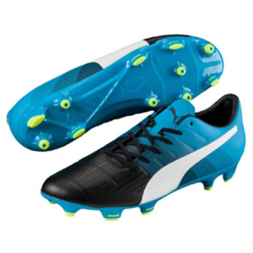 [BRM1905764] 퓨마 에보파워 3.3 FG 축구화 맨즈 103531-02 (Black/Atomic Blue)  Puma evoPower Soccer Shoes