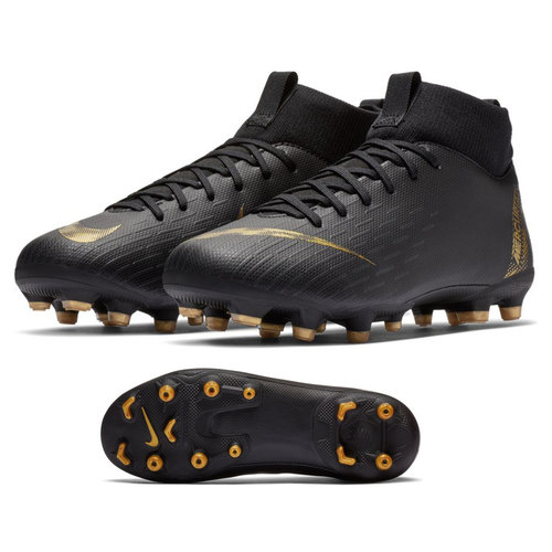 [BRM1906382] 나이키 Youth 슈퍼플라이 6 아카데미 MG 축구화 키즈 AH7337-077 (Black/Vivid Gold)  Nike Superfly Academy Soccer Shoes