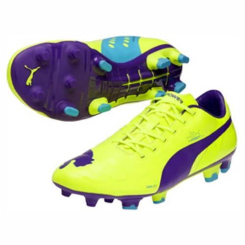 [BRM1907475] 퓨마 에보파워 1 FG 축구화 맨즈 102942-08 (Yellow/Purple)  Puma evoPower Soccer Shoes
