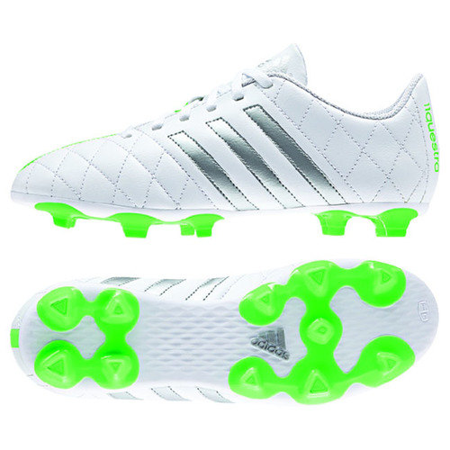 [BRM1911336] 아디다스 11Questra TRX FG 축구화 우먼스 B39979 (White/Green)  adidas Womens Soccer Shoes