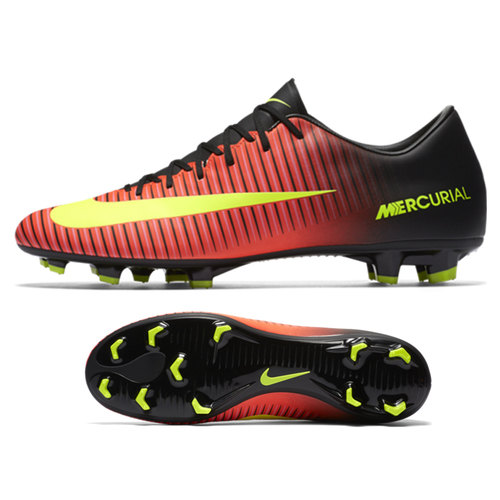 [BRM1912176] 나이키 머큐리얼 빅토리  VI FG 축구화 맨즈 831964-870 (Total Crimson/Volt)  Nike Mercurial Victory Soccer Shoes