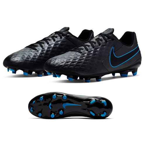 [BRM1912677] 나이키  티엠포 레전드 8 아카데미 MG 축구화 맨즈 AT5292-004 (Black/Blue Hero)  Nike Tiempo Legend Academy Soccer Shoes