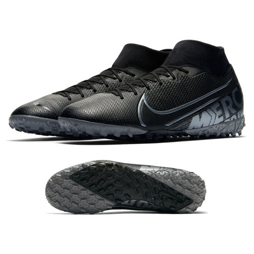 [BRM1913318] 나이키  슈퍼플라이 7 아카데미 터프 축구화 맨즈 AT7978-001 (Black/Cool Gray)  Nike Superfly Academy Turf Soccer Shoes