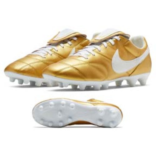[BRM1917137] 나이키  프리미어 II FG 축구화 맨즈 917803-919 (Metallic Vivid Gold/White)  Nike Premier Soccer Shoes