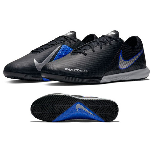 [BRM1917493] 나이키 팬텀 비전 아카데미 인도어 축구화 맨즈 AO3225-004 (Black/Silver/Blue)  Nike Phantom Vision Academy Indoor Soccer Shoes