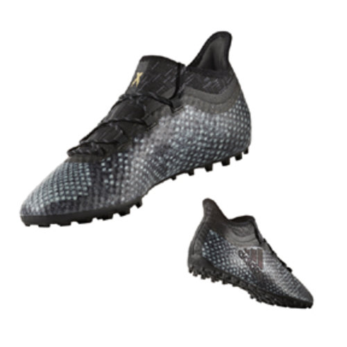 [BRM1918990] 아디다스 엑스 16.1 케이지 터프 축구화 맨즈 BB4147 (Gray/Black)  adidas Cage Turf Soccer Shoes