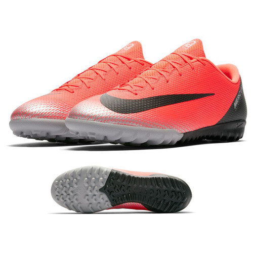 [BRM1919410] 나이키 CR7 머큐리얼X 베이퍼 XII 아카데미 터프 축구화 맨즈 AJ3732-600 (Red)  Nike MercurialX Vapor Academy Turf Soccer Shoes