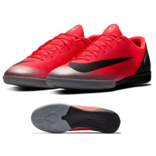 [BRM1921992] 나이키 CR7 머큐리얼X 베이퍼 XII 아카데미 인도어 슈즈 맨즈 AJ3731-600 축구화 (Red)  Nike MercurialX Vapor Academy Indoor Shoes