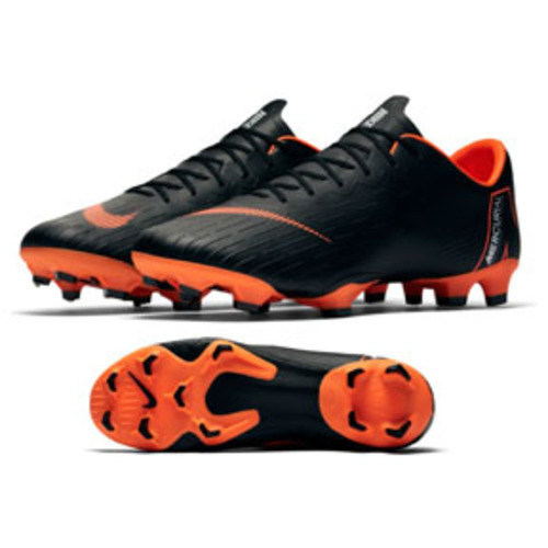 [BRM1925147] 나이키 머큐리얼 베이퍼 XII 프로 FG 축구화 맨즈 AH7382-081 (Black/Total Orange)  Nike Mercurial Vapor Pro Soccer Shoes