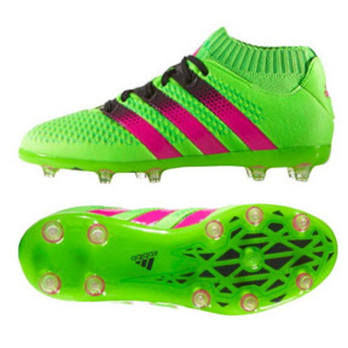[BRM1928541] 아디다스 Youth 에이스 16.1 프라임니트 FG/AG 축구화 키즈 AQ3490 (Green/Pink)  adidas ACE Primeknit Soccer Shoes