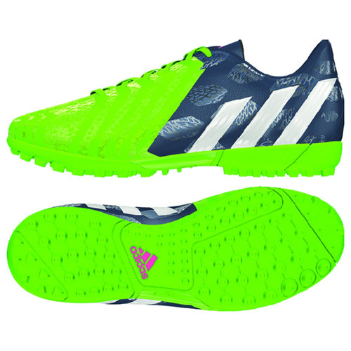 [BRM1929180] 아디다스 Youth 프레디토 인스팅트 터프 축구화 키즈 M20172 (Bright Green/Navy)  adidas Predito Instinct Turf Soccer Shoes