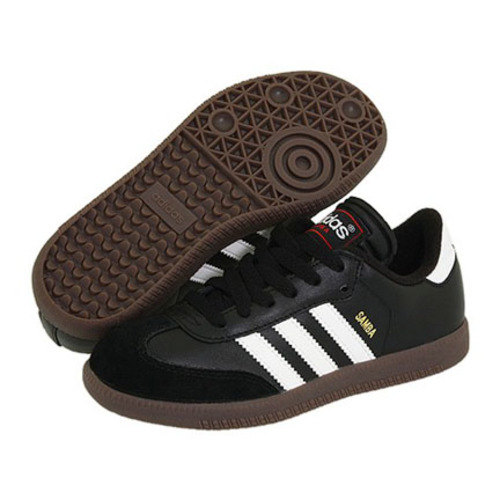 [BRM1975519] 아디다스 Youth 삼바 클래식 인도어 축구화 키즈 036516 (Black/White)  adidas Samba Classic Indoor Soccer Shoes
