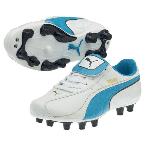[BRM1977384] 퓨마 Youth 에시토 XL i FG 축구화 키즈 101607-11 (White/Blue)  Puma Esito Soccer Shoes