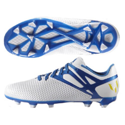 [BRM2015884] 아디다스 Youth 리오넬 메시 15.3 TRX FG 축구화 키즈 S81494 (White/Blue)  adidas Lionel Messi Soccer Shoes