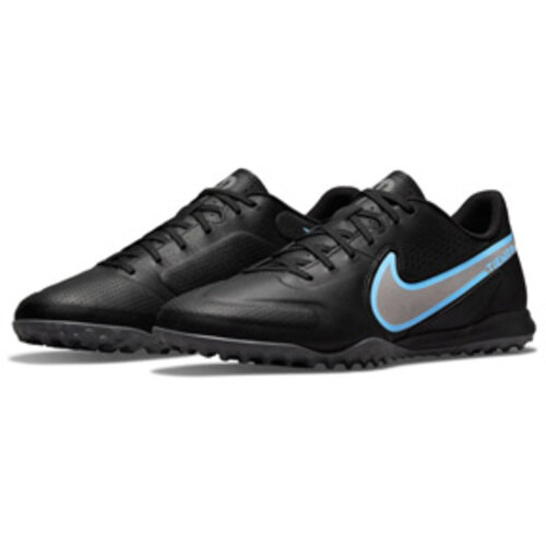 [BRM2030044] 나이키  티엠포 레전드 9 아카데미 터프 축구화 맨즈 DA1191-004 (Black/Blue)  Nike Tiempo Legend Academy Turf Soccer Shoes