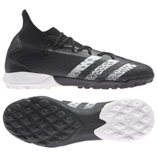 [BRM2046859] 아디다스  프레데터 프리크 프릭.3 터프 축구화 맨즈 FY1038 (Black/White) adidas Predator Freak.3 Turf Soccer Shoes