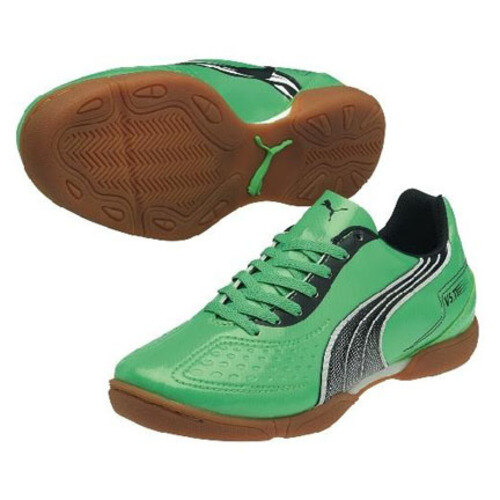 [BRM2052868] 퓨마 Youth v5.11 IT 인도어 축구화 키즈 102345-01 (Green/Navy)  Puma Indoor Soccer Shoes