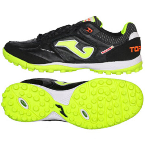 [BRM2107256] 조마  탑 플렉스 2101 터프 축구화 맨즈 TOPW2101TF (Black/Neon Yellow)  Joma Top Flex Turf Soccer Shoes