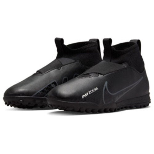 [BRM2128645] 나이키 Youth  줌 머큐리얼 슈퍼플라이 9 아카데미 터프 슈즈 키즈 DJ5616-001 축구화 (Black/Grey)  Nike Zoom Mercurial Superfly Academy Turf Shoes