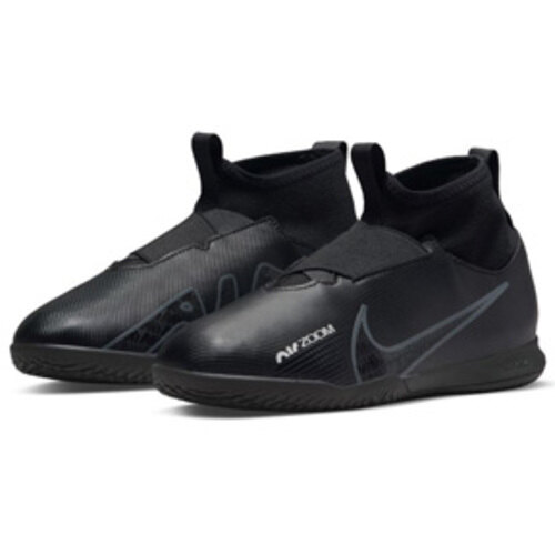 [BRM2138037] 나이키 Youth  줌 머큐리얼 슈퍼플라이 9 아카데미 인도어 슈즈 키즈 DJ5615-001 축구화 (Black/Grey)  Nike Zoom Mercurial Superfly Academy Indoor Shoes