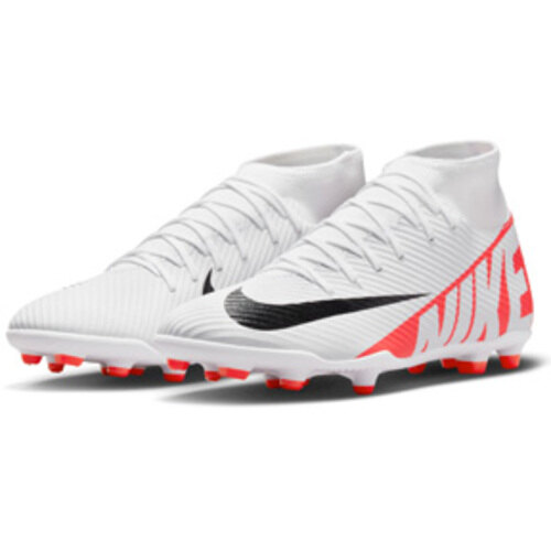 나이키  머큐리얼 슈퍼플라이 9 클럽 FG 축구화 맨즈 DJ5961-600 (White/Crimson)  Nike Mercurial Superfly Club Soccer Shoes