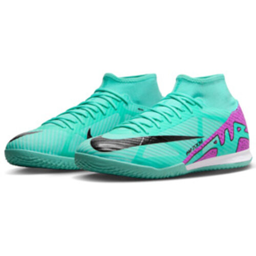 [BRM2174047] 나이키  줌 머큐리얼 슈퍼플라이 9 아카데미 인도어 슈즈 맨즈 DJ5627-300 축구화 (Turquoise)  Nike Zoom Mercurial Superfly Academy Indoor Shoes