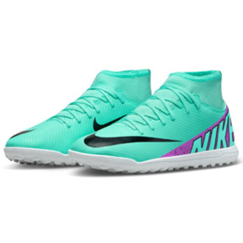 [BRM2174955] 나이키 Youth  머큐리얼 슈퍼플라이 9 클럽 터프 슈즈 키즈 DJ5954-300 축구화 (Turquoise)  Nike Mercurial Superfly Club Turf Shoes