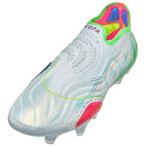 [BRM1991503] 아디다스 Inside 아웃 코파 센스+ FG 맨즈 H68120 축구화 (White with Solar Yellow &amp;#038; Shock Pink) adidas Out Copa