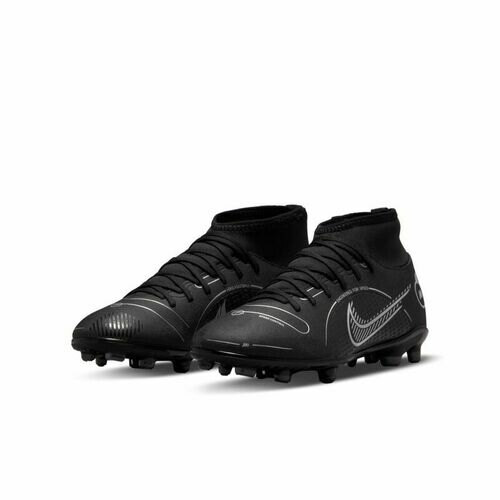 [BRM2074911] 나이키 Jr. 머큐리얼 슈퍼플라이 8 클럽 MG 축구화 키즈 Youth DJ2894-007 (Black/Metallic Silver-Medium Ash) Nike Mercurial Superfly Club Soccer Shoe